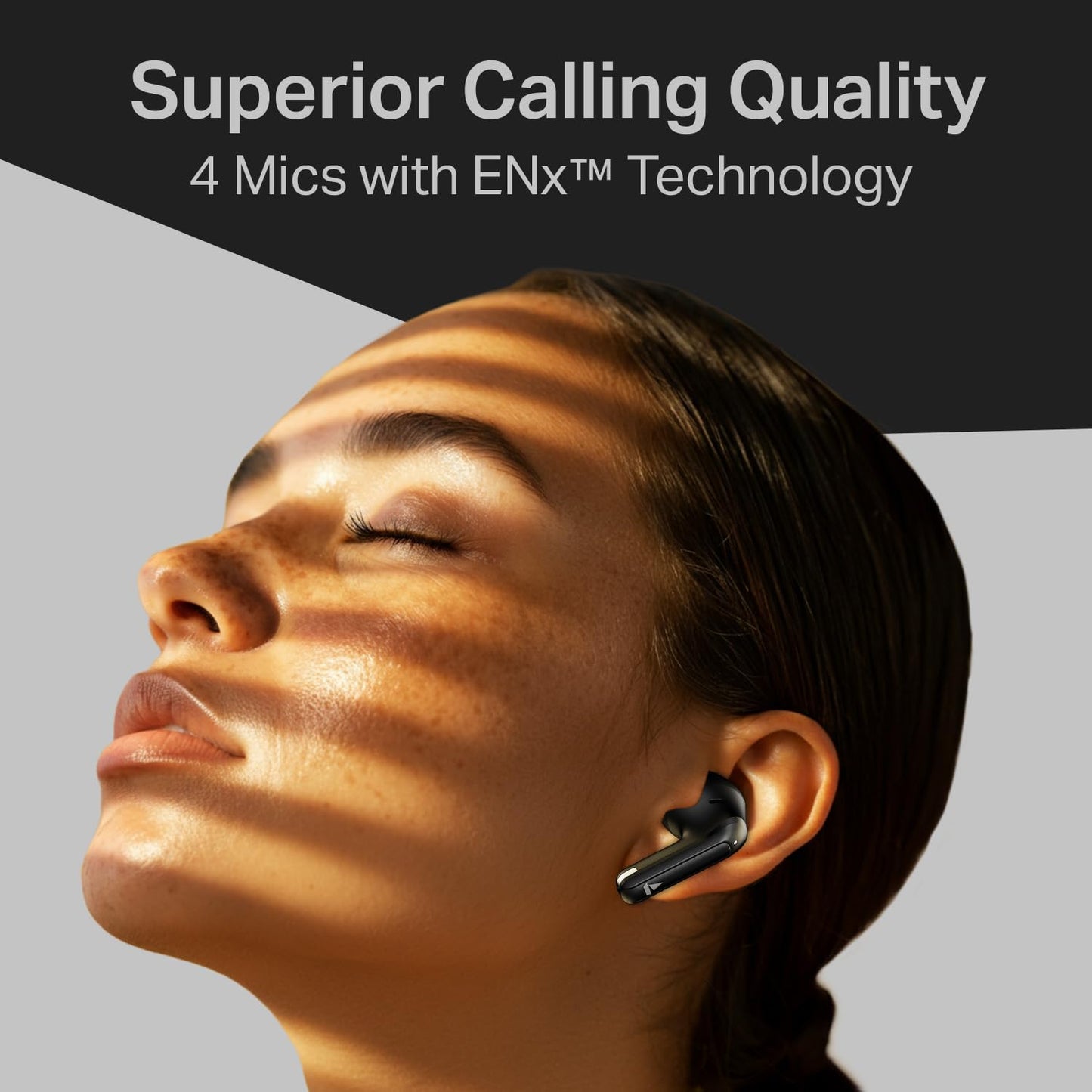 Boat 2025 Launch Airdopes 219, 4Mics ENx, 40H Battery, Best in Segment for Calling, Stream Ad Free Music via App Support, Bluetooth Earbuds, TWS Ear Buds Wireless Earphones with mic (Carbon Black)