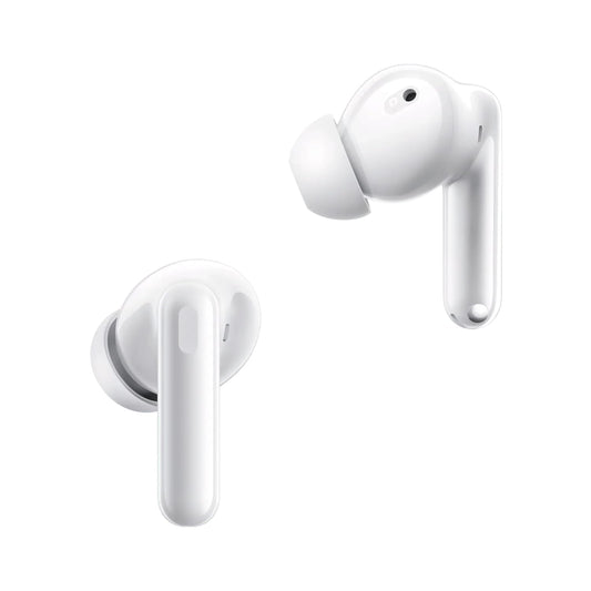 Realme Buds T310 Truly Wireless in Ear Earbuds with 46dB Hybrid ANC, 360° Spatial Audio, 12.4mm Dynamic Bass Driver, Upto 40Hrs Battery and Fast Charging (Agile White)