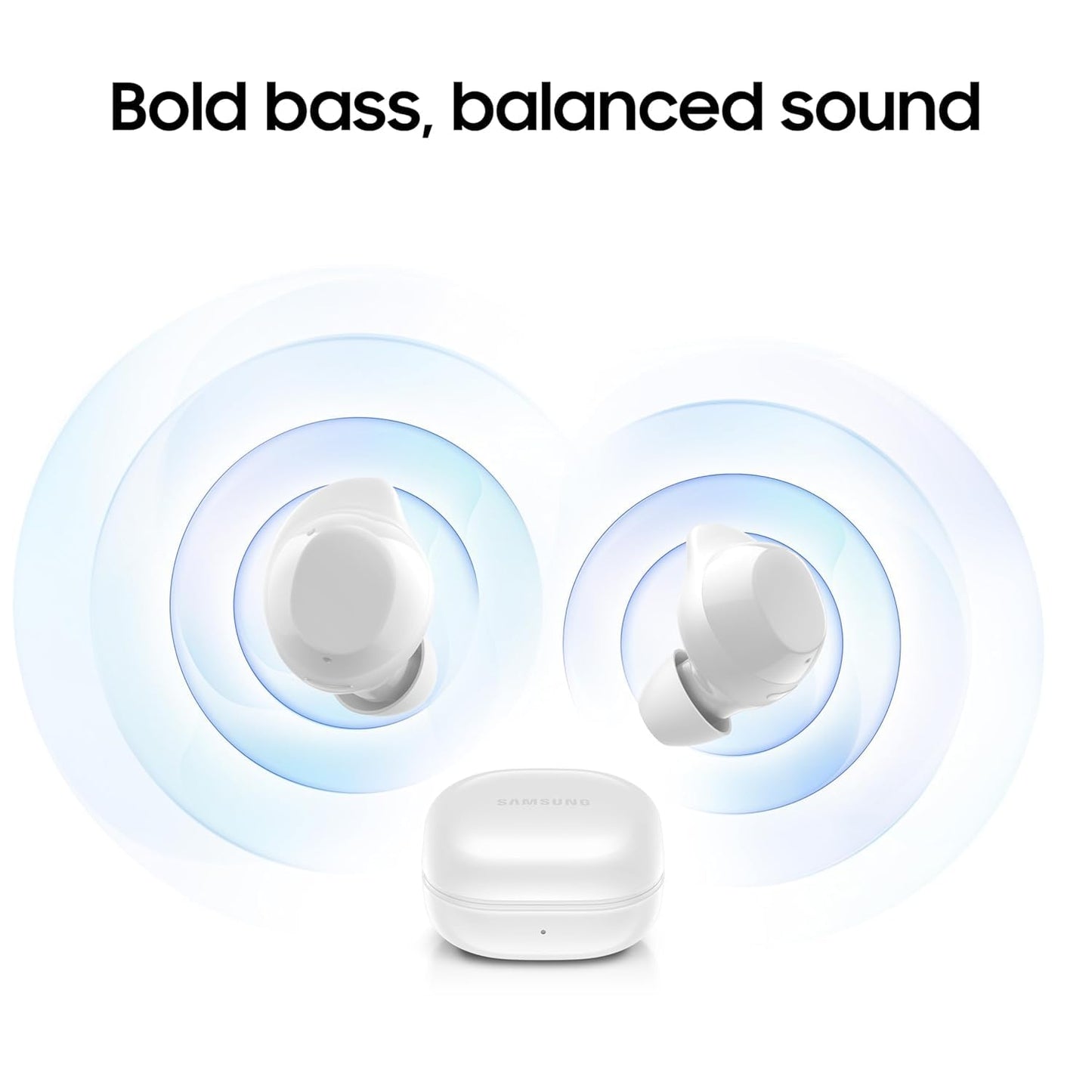 Samsung Galaxy Buds Core SM-R410 (2025) | Bluetooth 5.4 | Active Noise Cancelation | up to 35h Continuous Music Playblack - (White)