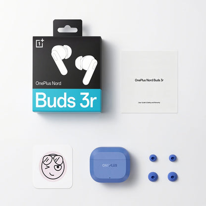OnePlus Nord Buds 3r TWS Earbuds up to 54 Hours Playback, 2-mic Clear Calls, 3D Spatial Audio, AI Translation, 12.4mm Drivers, Dual-Device Connectivity, 47ms Low Latency - (Aura Blue)