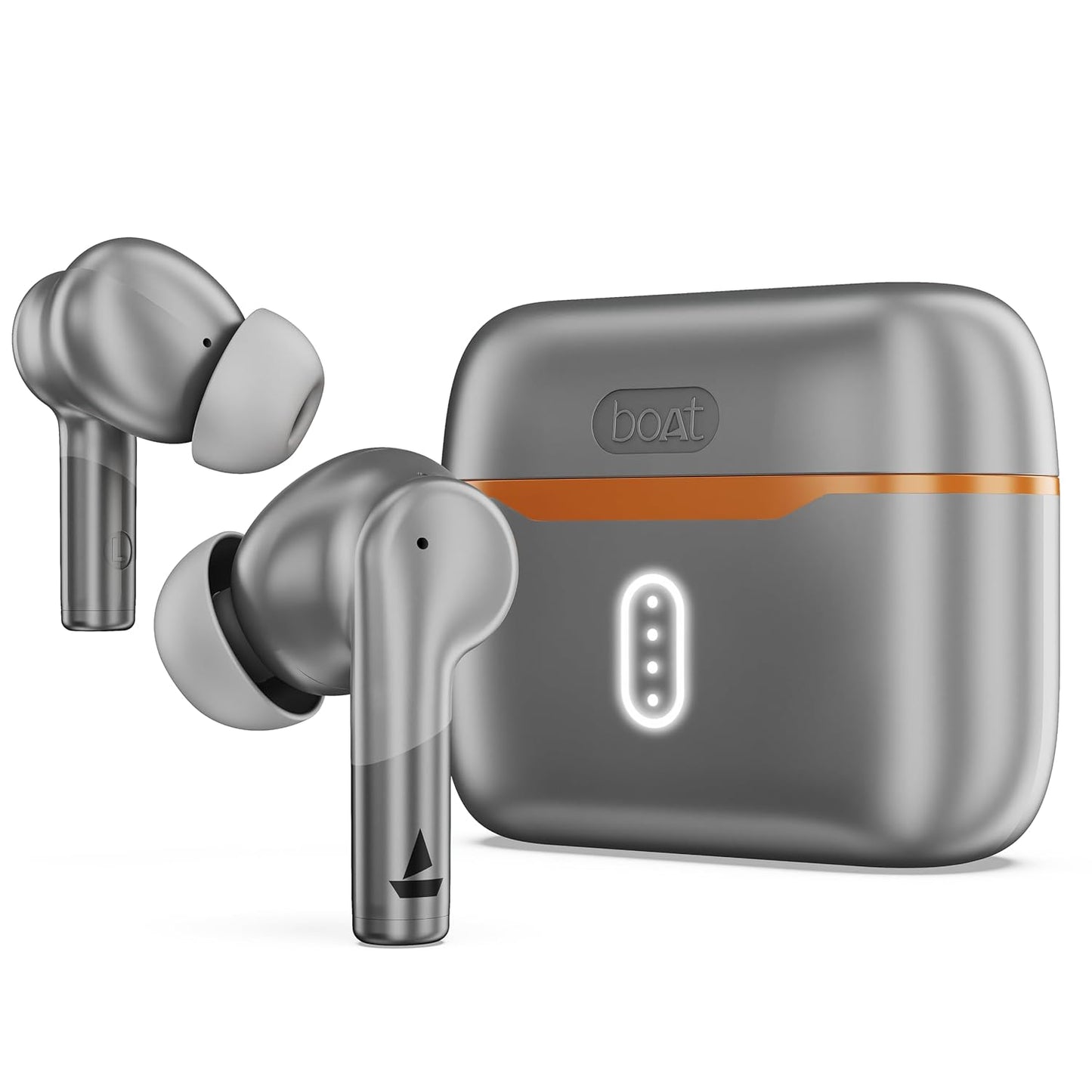 Boat Airdopes 141 Gen 2 (2025), 4 Mics ENx Tech, 48 Hrs Playback, Free Music Streaming, Fast Charge, Low Latency, IPX4, v5.4 Bluetooth Earbuds, TWS Ear Buds Wireless Earphones with mic (Grey)