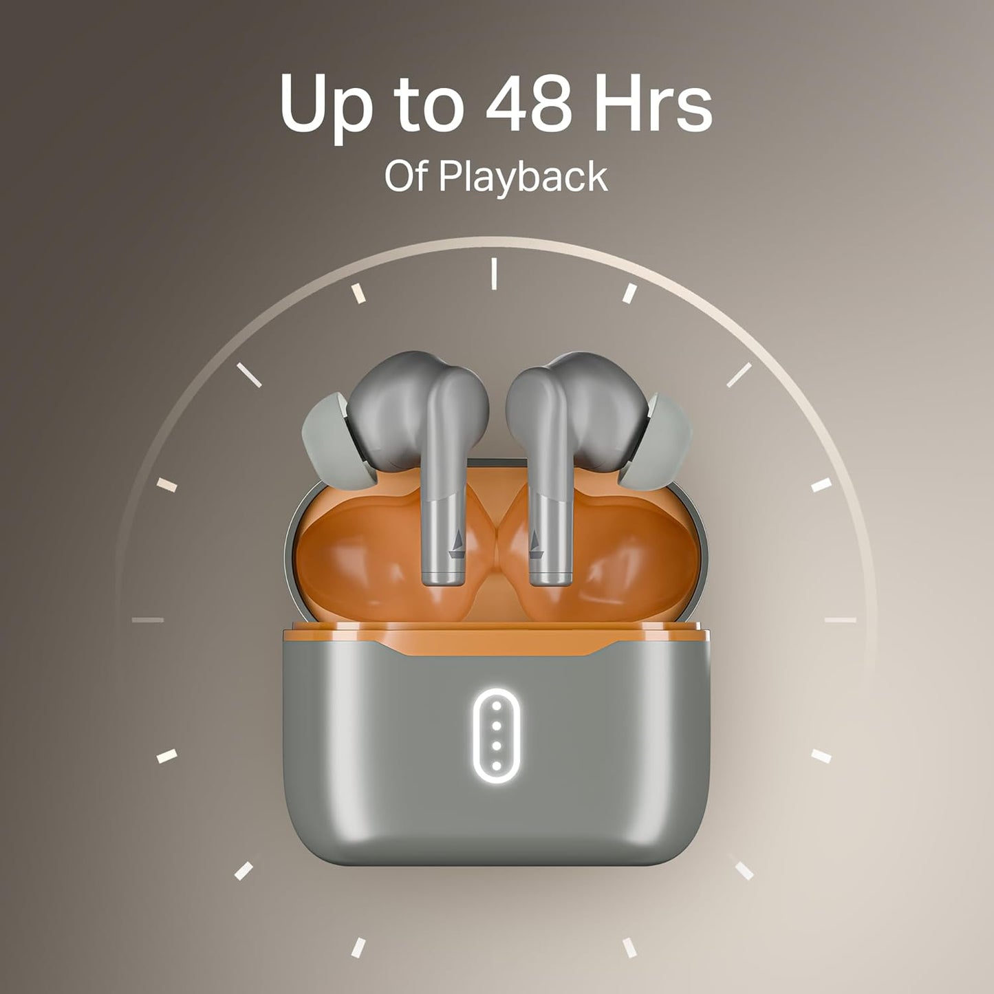 Boat Airdopes 141 Gen 2 (2025), 4 Mics ENx Tech, 48 Hrs Playback, Free Music Streaming, Fast Charge, Low Latency, IPX4, v5.4 Bluetooth Earbuds, TWS Ear Buds Wireless Earphones with mic (Grey)
