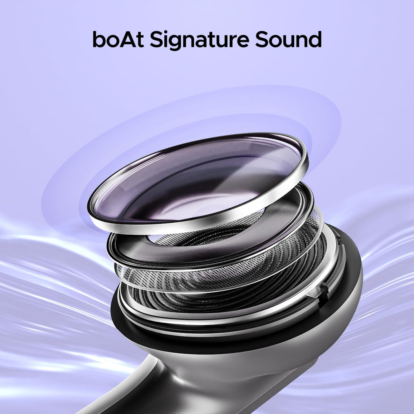 Boat Airdopes 91, 45HRS Battery, 50ms Low Latency, ENx Tech, Fast Charge, IPX4, IWP Tech, v5.3 Bluetooth Earbuds, TWS Ear Buds Wireless Earphones with mic (Mist Grey)