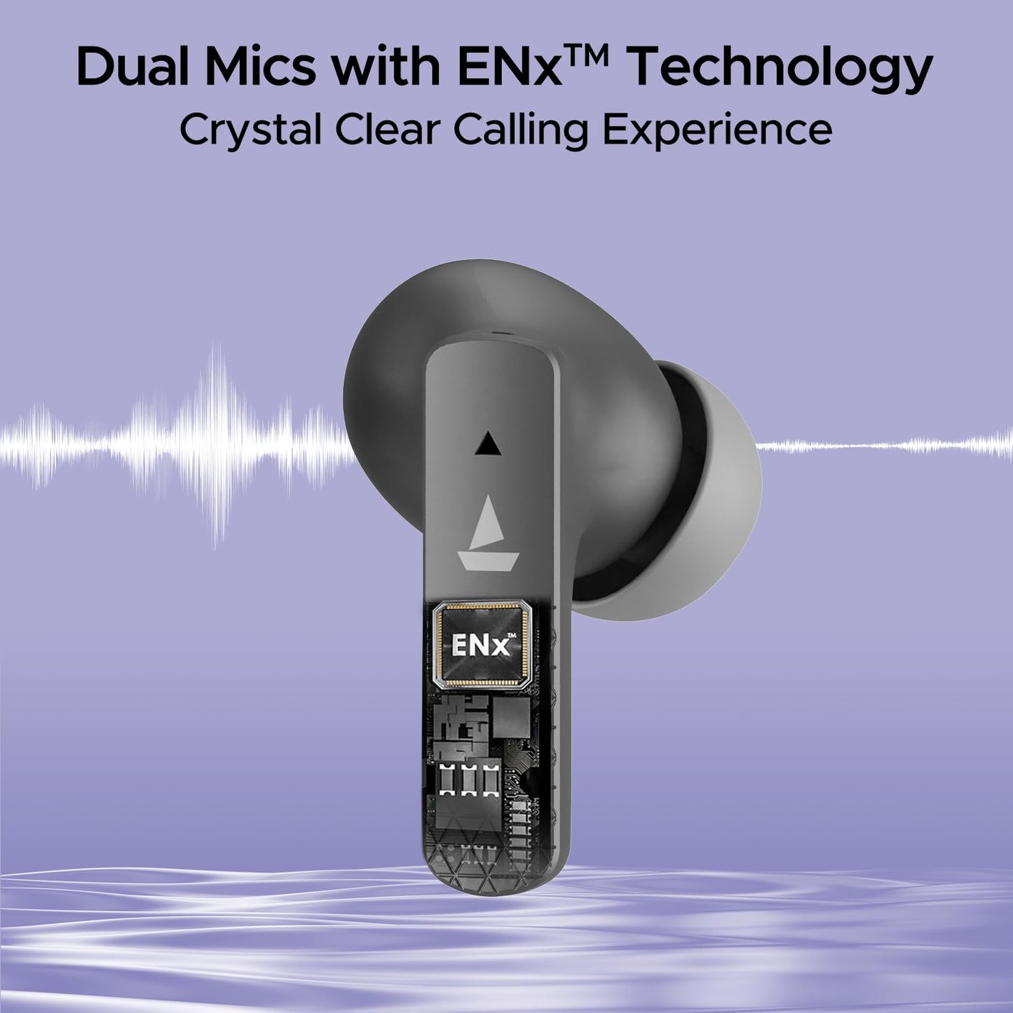 Boat Airdopes 91, 45HRS Battery, 50ms Low Latency, ENx Tech, Fast Charge, IPX4, IWP Tech, v5.3 Bluetooth Earbuds, TWS Ear Buds Wireless Earphones with mic (Mist Grey)