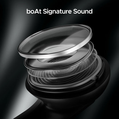 Boat Airdopes 91 Prime, 45HRS Battery, 13mm Drivers, Metallic Finish, Low Latency,ENx Tech, Fast Charge, v5.3 Bluetooth TWS in Ear Earbuds Wireless Earphones with mic (Midnight Black)