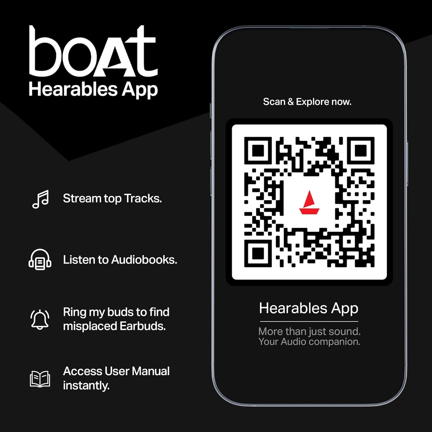 Boat Airdopes 91 Prime, 45HRS Battery, 13mm Drivers, Metallic Finish, Low Latency,ENx Tech, Fast Charge, v5.3 Bluetooth TWS in Ear Earbuds Wireless Earphones with mic (Midnight Black)