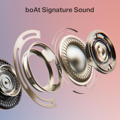 Boat 2025 Launch Airdopes Plus 311, Glass Design, ENx Tech, Fast Charge, 50 Hrs Battery, Stream Ad Free Music via App Support Bluetooth Earbuds, TWS Ear Buds Wireless Earphones with mic (Crimson Red)