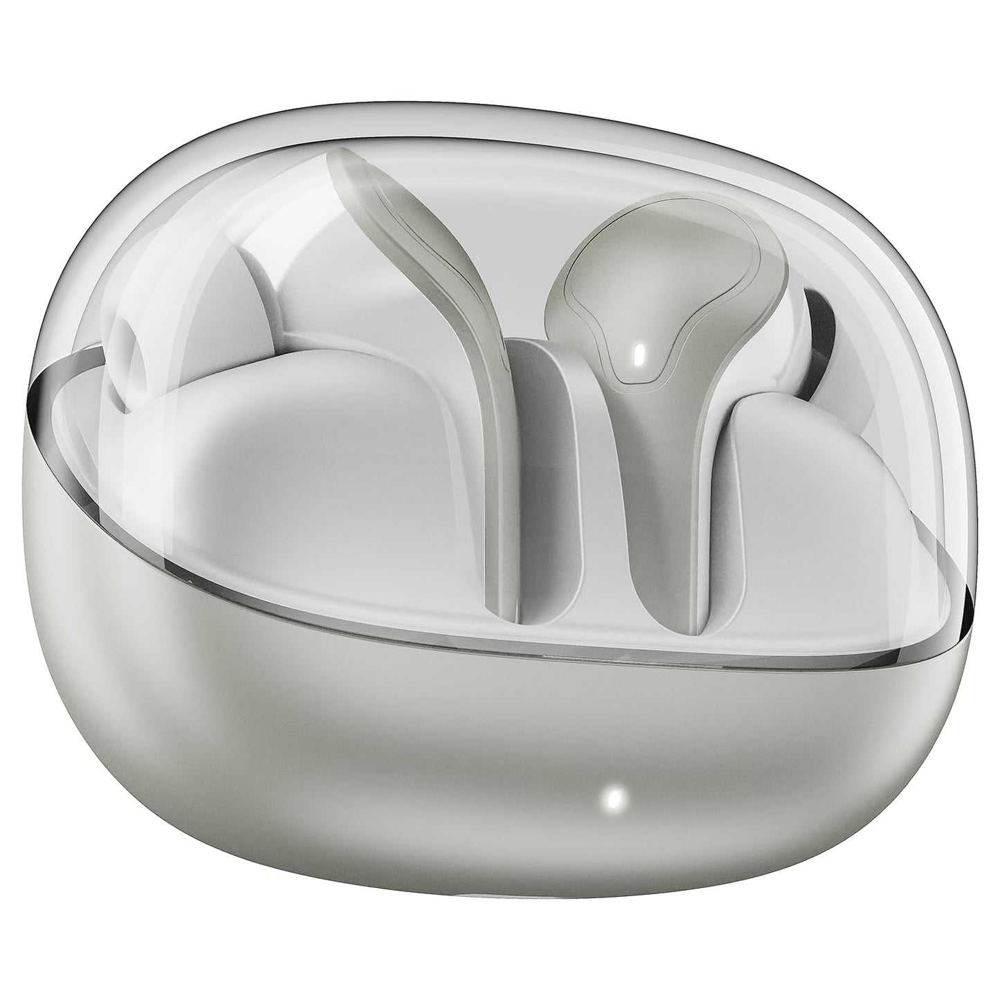 Boat 2025 Launch Airdopes Plus 311,Glass Design,ENx Tech,50 H Battery, Fast Charge, Stream Ad Free Music via App Support, Bluetooth Earbuds, TWS Ear Buds Wireless Earphones with mic (Ash Grey)