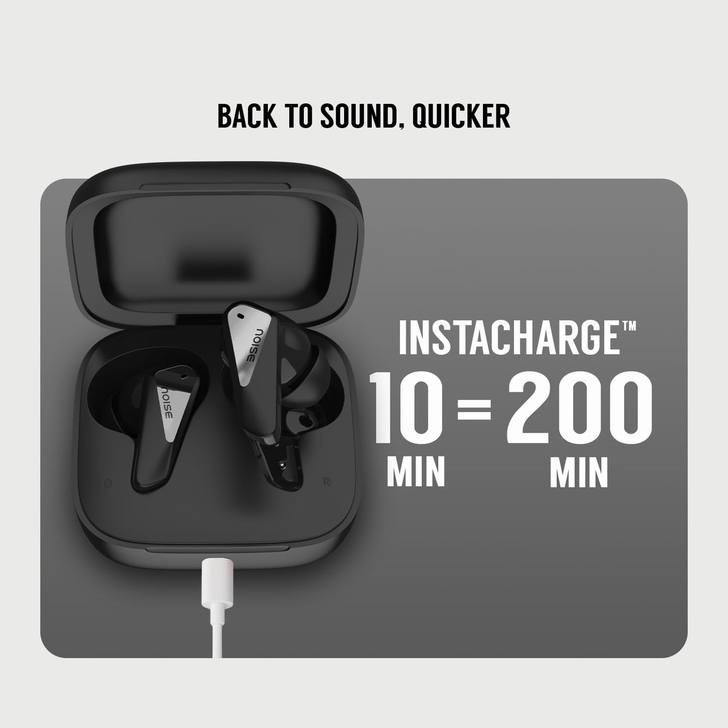 Noise Newly Launched Buds N2 Pro Truly Wireless Earbuds with 70H of Playtime, ANC(Upto 32Db), Dual Pairing, Instacharge(10 Min=200 Min), BT V6.0(Slate Black)