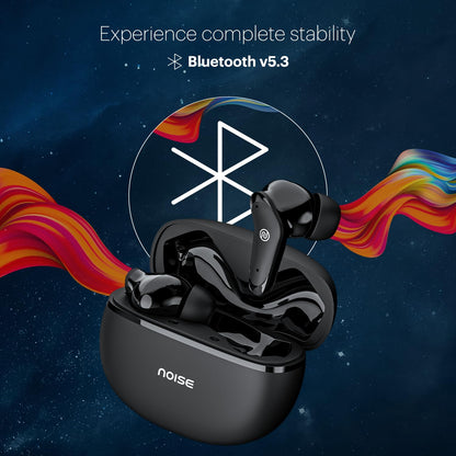 Noise Buds VS102 Plus Wireless Earbuds, Bluetooth Earbuds with 70H Playtime, Quad Mic ENC for Clear Calls, 11mm Drivers, Deep Bass, Instacharge, Bluetooth v5.3 (Matte Black)