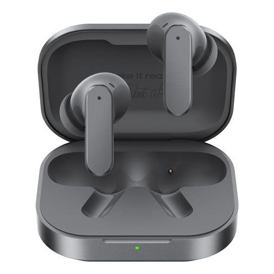 realme Buds Air 8,11mm+6mm Dual Dynamic Bass Drivers,58Hrs Playtime, 55dB ANC,6 Mic ENC, 45ms Low Latency, 360° Spatial Audio, Hi-Res LHDC, IP55 Dust & Water Resistant, BT v5.4 (Master Grey)