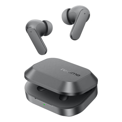 realme Buds Air 8,11mm+6mm Dual Dynamic Bass Drivers,58Hrs Playtime, 55dB ANC,6 Mic ENC, 45ms Low Latency, 360° Spatial Audio, Hi-Res LHDC, IP55 Dust & Water Resistant, BT v5.4 (Master Grey)