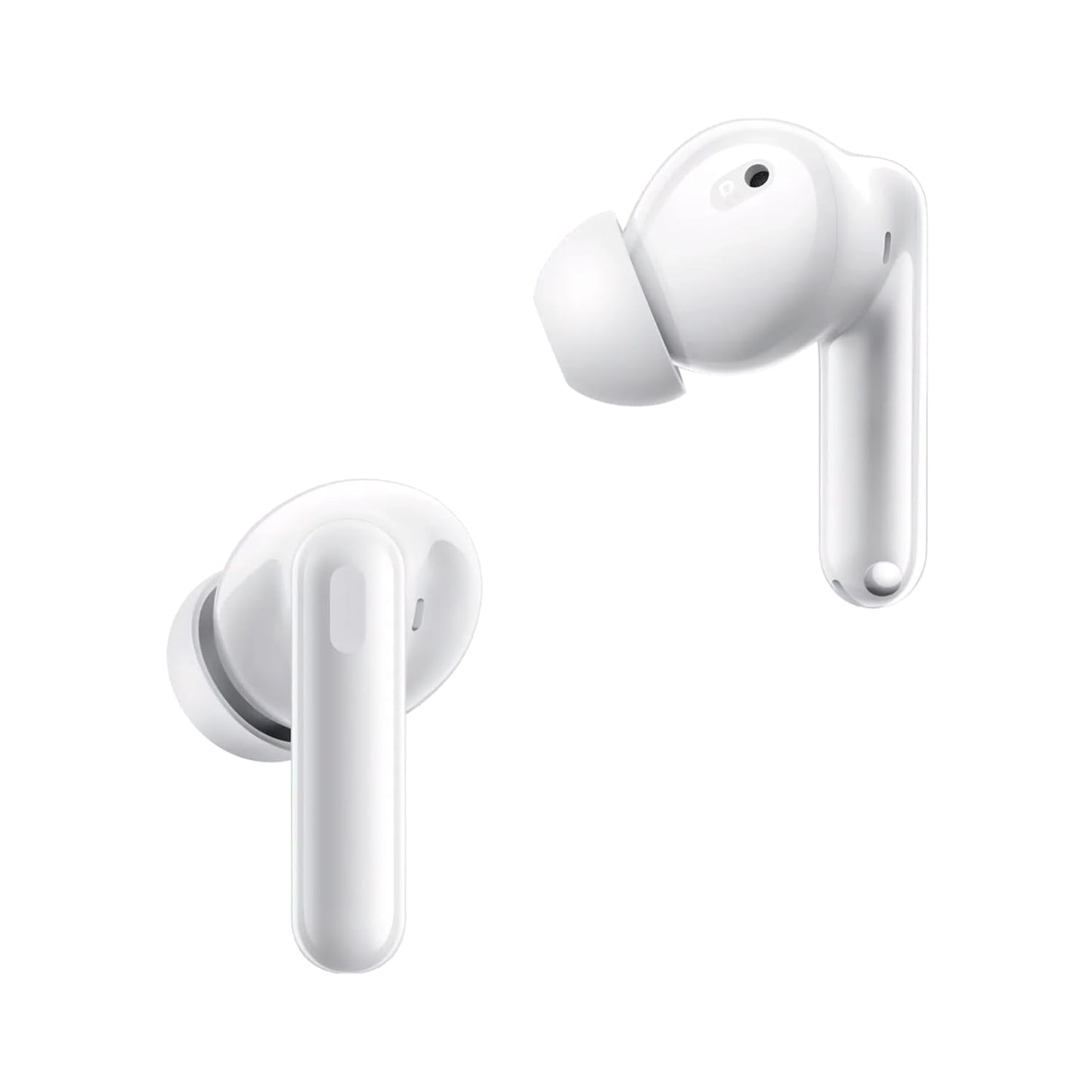 Realme Buds T310 Truly Wireless in Ear Earbuds with 46dB Hybrid ANC, 360° Spatial Audio, 12.4mm Dynamic Bass Driver, Upto 40Hrs Battery and Fast Charging (Agile White)