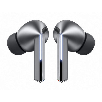 Original Imported Samsung Galaxy Buds3 Pro Wireless Earbuds, Powered by Galaxy AI, IP57, Active Noise Cancellation, Adaptive Noise Control, 37hrs Battery, 360 Surround Sound, Pinch Controls, Galaxy Ecosystem, Matt Silver