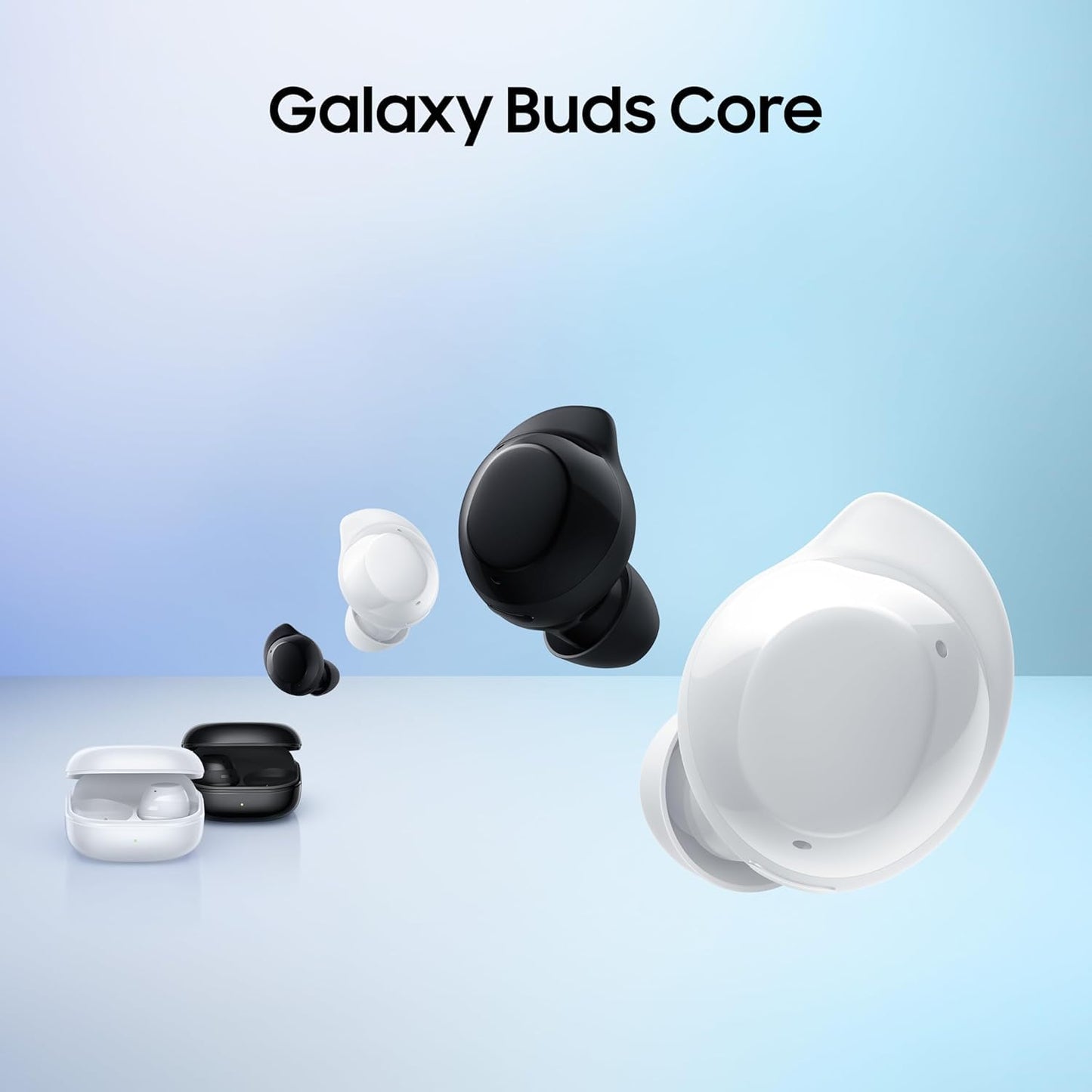 Samsung Galaxy Buds Core SM-R410 (2025) | Bluetooth 5.4 | Active Noise Cancelation | up to 35h Continuous Music Playblack - (Black)