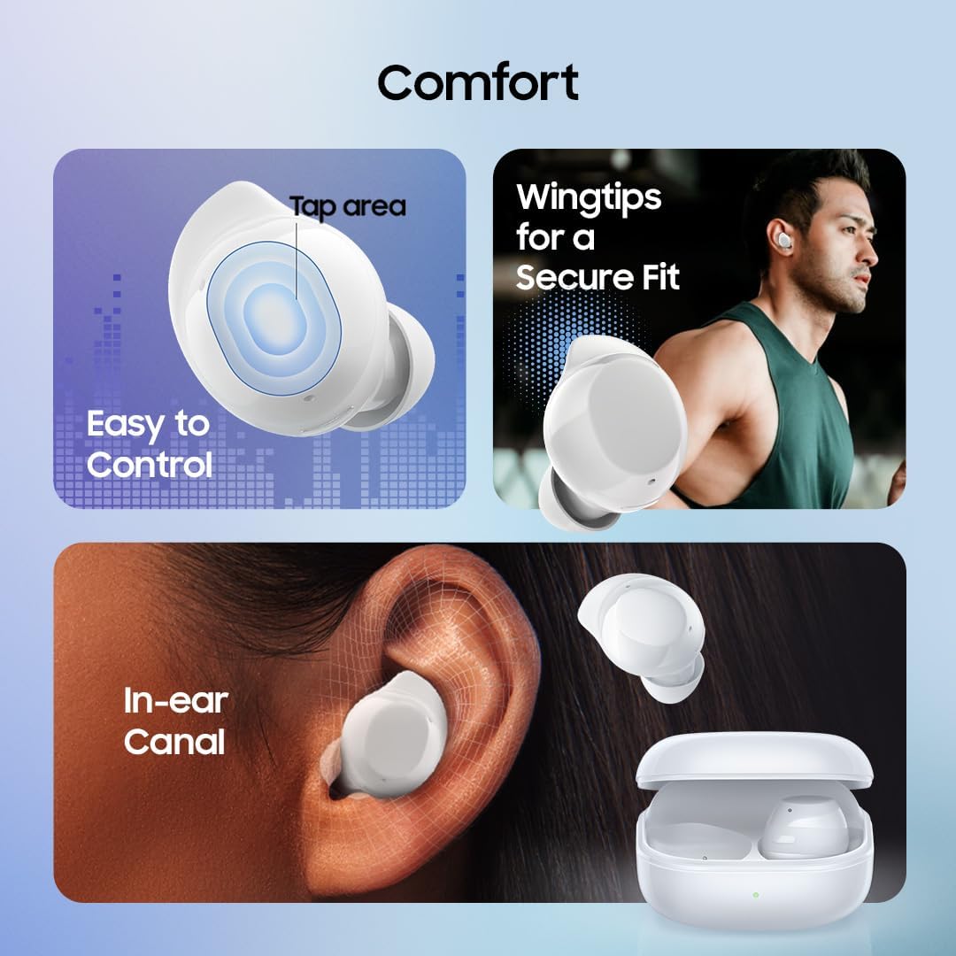Samsung Galaxy Buds Core SM-R410 (2025) | Bluetooth 5.4 | Active Noise Cancelation | up to 35h Continuous Music Playblack - (White)