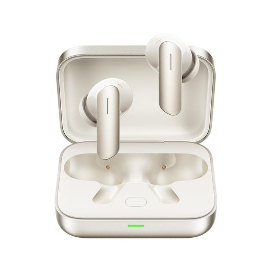 realme Buds Air 7,12.4mm Dynamic Bass Drivers,52Hrs Playtime,52dB Hybrid ANC,6 Mic ENC,45ms Low Latency,360° Spatial Audio,Hi-Res LHDC,IP55 Dust & Water Resistant,True Wireless TWS BT v5.4(Ivory Gold)